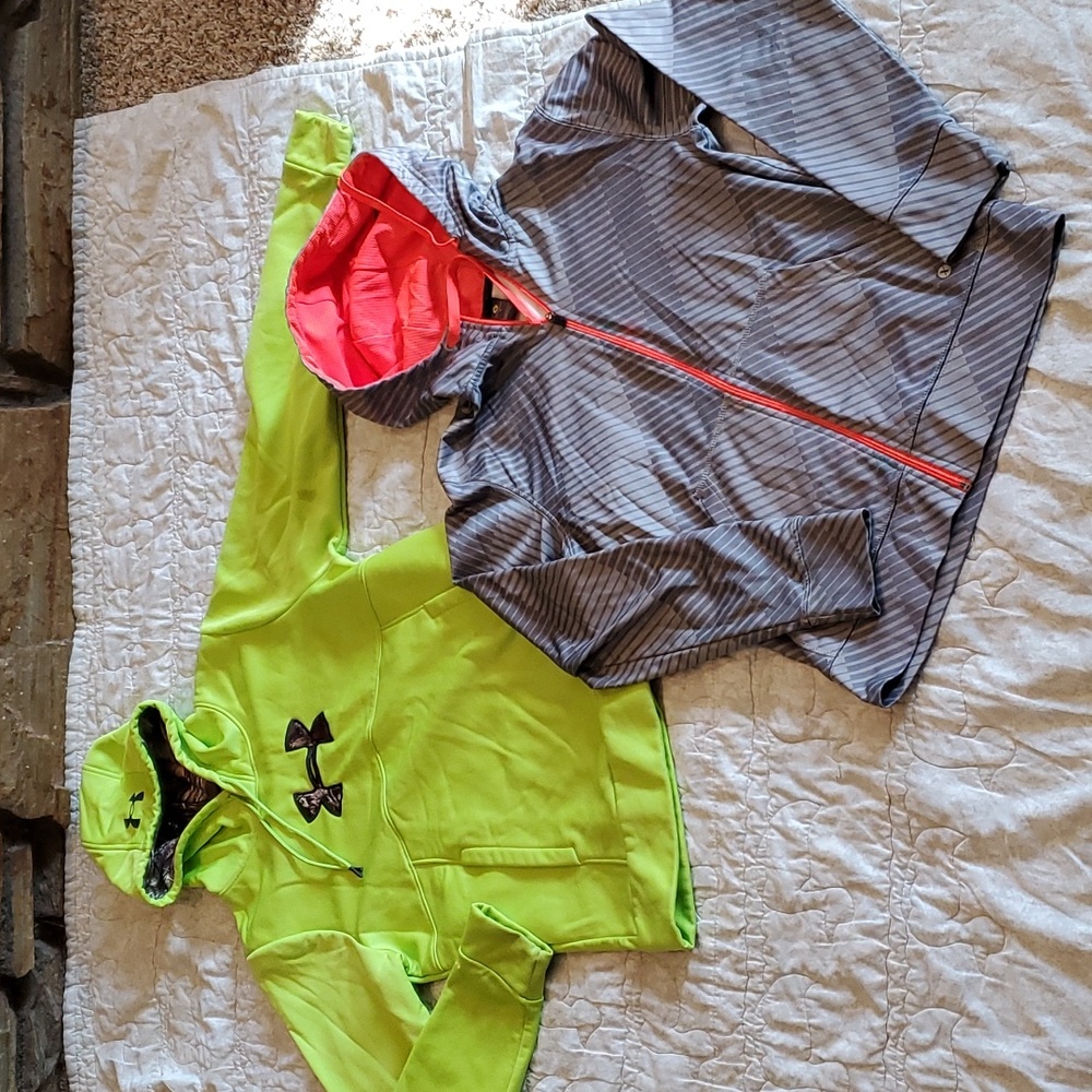 💥2 Under Armour Hoodie & Xersion Hoodies sz S Men's Camo - Picture 1 of 6